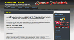 Desktop Screenshot of antipetir.asia